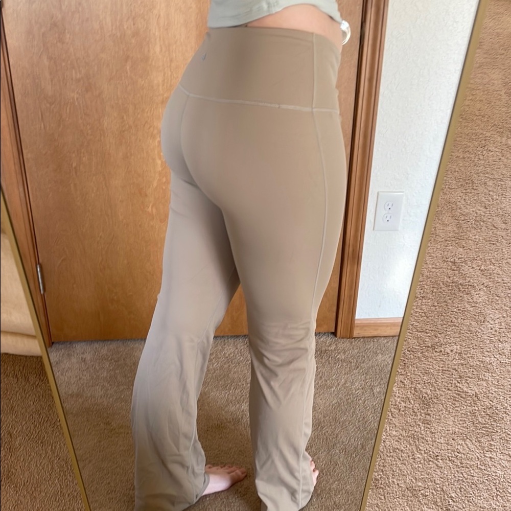 Women's Tan Bubblelime Pants Inseam 33